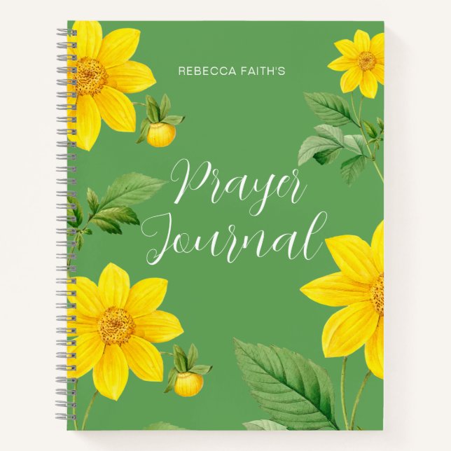 Journal de prière florale moderne (Devant)