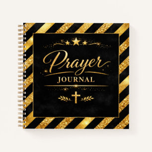 Journal de prière, Luxe Moderne Or Noir Luxueux