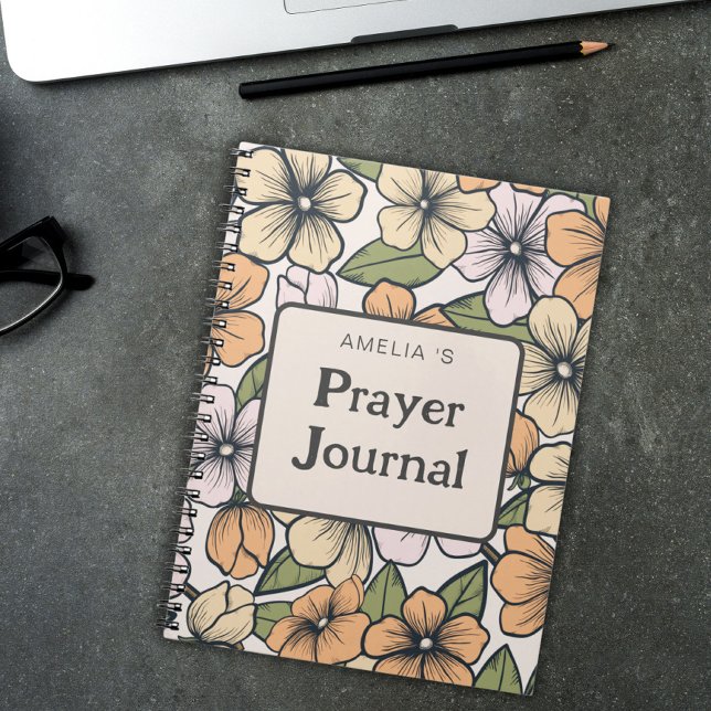 Journal de prière nom de fleur orange (Créateur téléchargé)