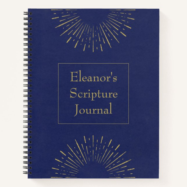 Journal de prière ou d'écriture personnalisé (Devant)
