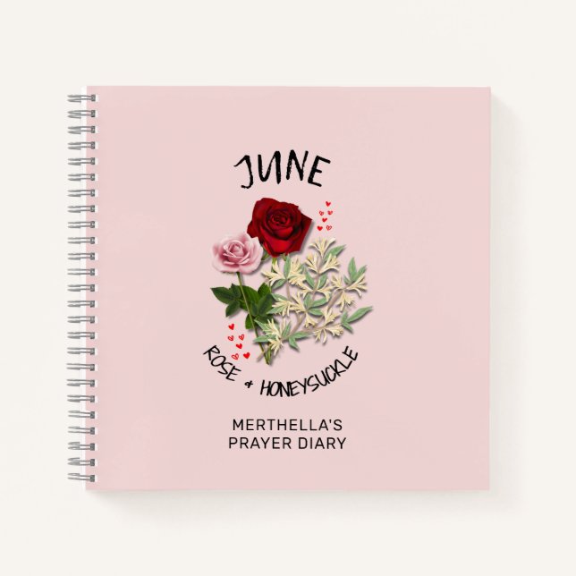 Journal de prière personnalisé du mois de la NAISS (Devant)
