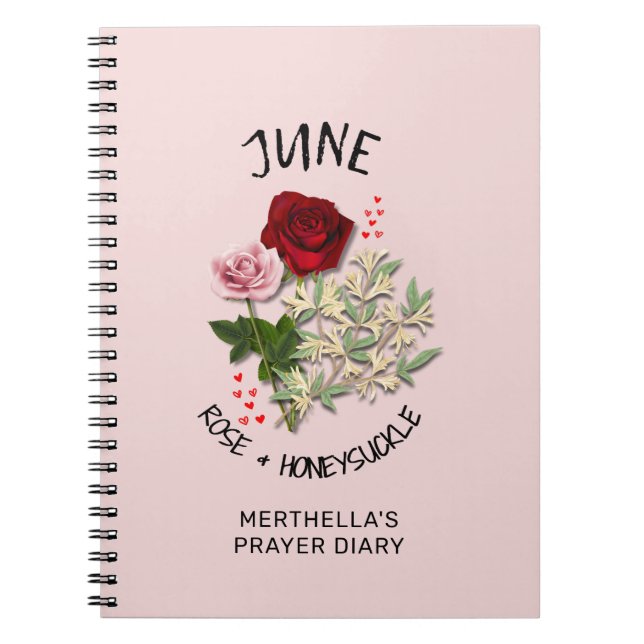 Journal de prière personnalisé du mois de la NAISS (Devant)