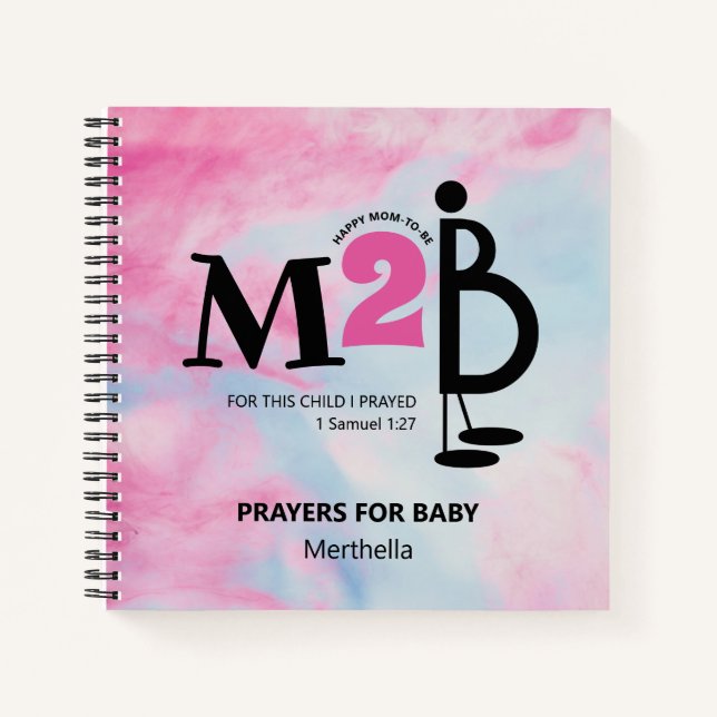Journal de prière pour bébé de grossesse personnal (Devant)