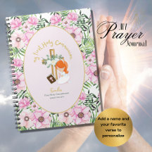 Journal de prière pour filles personnalisées ou ét