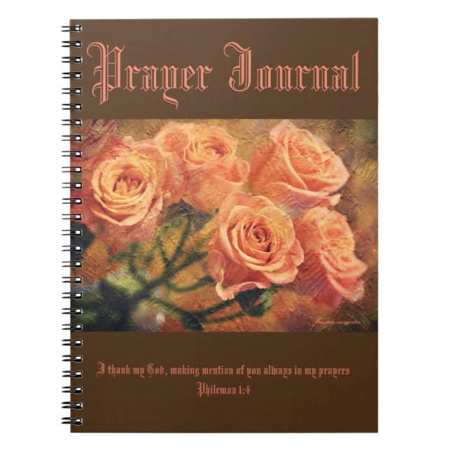 Journal de prière Rose Artsy Orange (Devant)