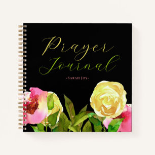 Journal de prières florales aquarelle