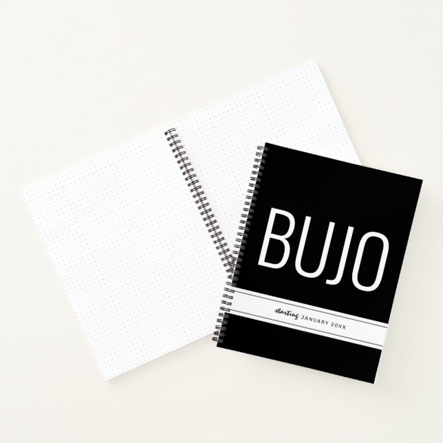 Journal de puces personnalisé Date de début modern (Intérieur)