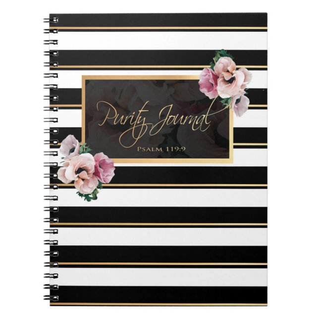 Journal de pureté - 119:9 de psaume (Devant)