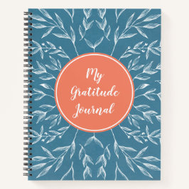 Journal de rationnement personnalisé corail et ble