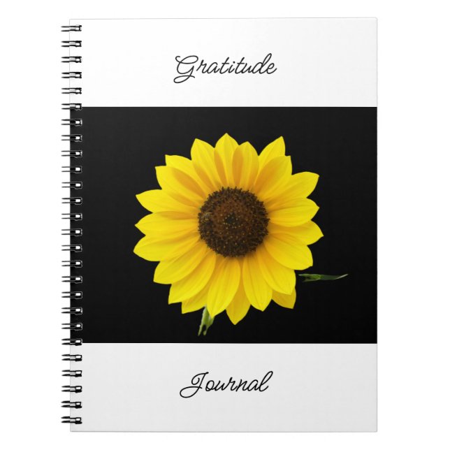 Journal de ratitude des tournesols (Devant)
