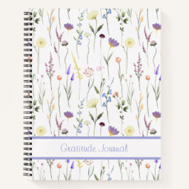 Journal de ratitude du Fleur sauvage personnalisé