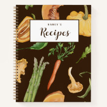 Journal de recette personnalisée des légumes d'aut