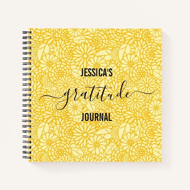 Journal de reconnaissance Nom Floral Daisy Motif (Devant)