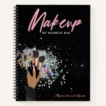 Journal de rendez-vous de l'artiste de maquillage 