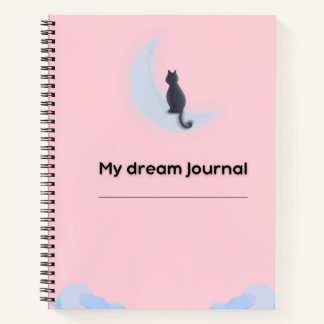 Journal de rêve mignon Kawaii Pastel Rose Nuages N