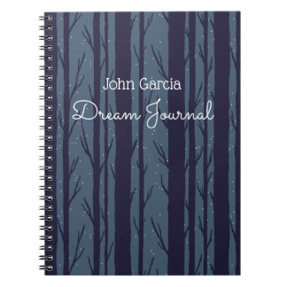 Journal de rêve Night Woods personnalisé