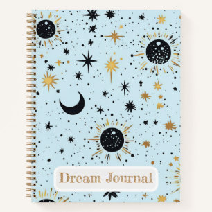 Journal de rêve Soleil Lune Étoiles Céleste