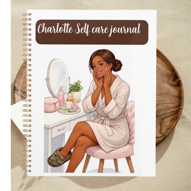 Journal de soins personnels chic avec nom personna (Créateur téléchargé)
