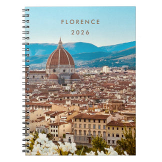 Journal de voyage à Florence Italie Cahier