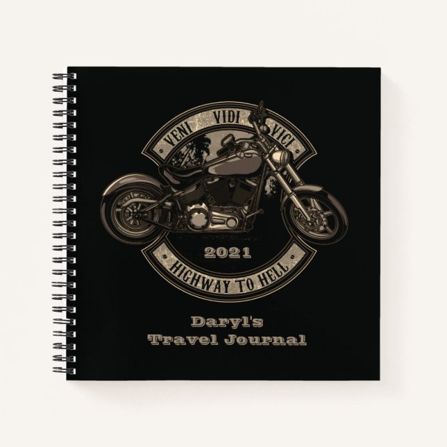 Journal de voyage Motorcycle Biker (Devant)