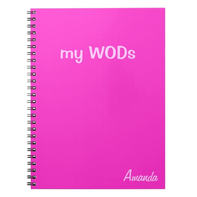 Journal de WOD - rose indien (Devant)