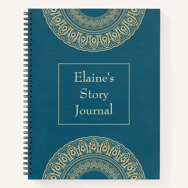 Journal d'écriture d'article personnalisé (Devant)