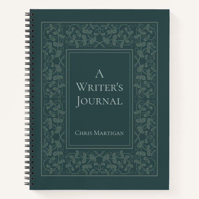 Journal d'écriture élégante personnalisée pour les (Devant)