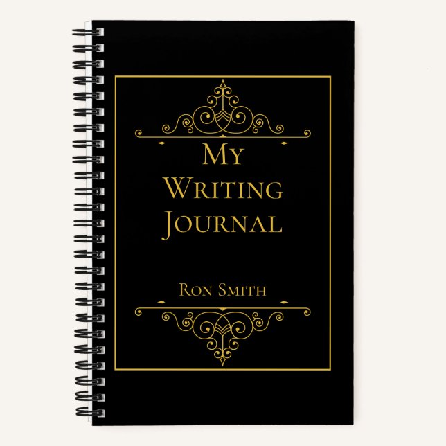 Journal d'écriture élégante personnalisée pour les (Recto)