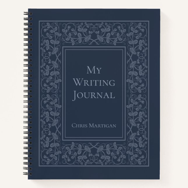 Journal d'écriture élégante personnalisée pour les (Devant)
