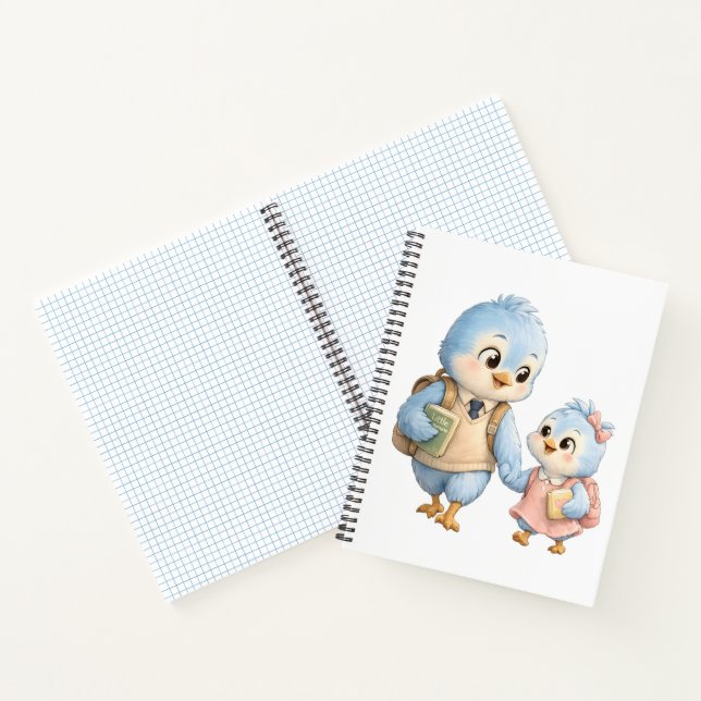 Journal d'écriture Frère Soeur Oiseau (Intérieur)