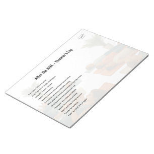 Journal d'enseignement ATM - Bloc-notes détachable