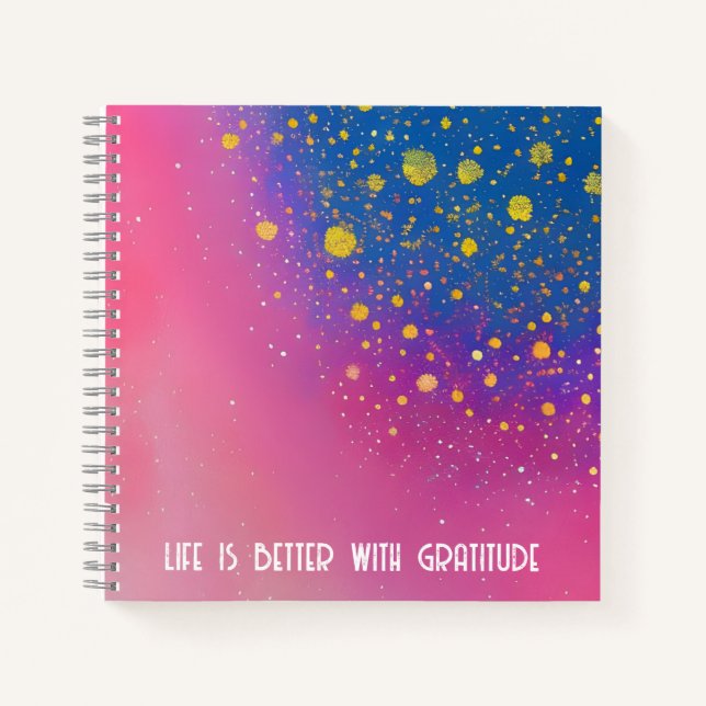 Journal des citations de Gratitude artistique (Devant)