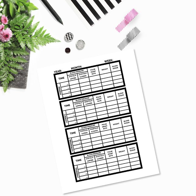 Journal des maladies du coeur Page 3 Modèle (Créateur téléchargé)