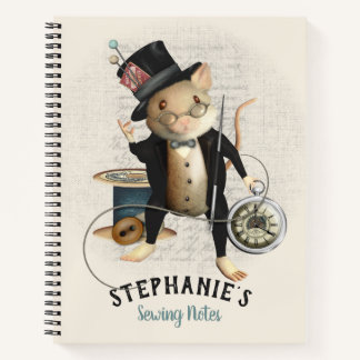 Journal des notes de couture de souris victorienne