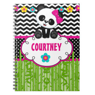 Journal des ordinateurs portables Cute Panda Bear