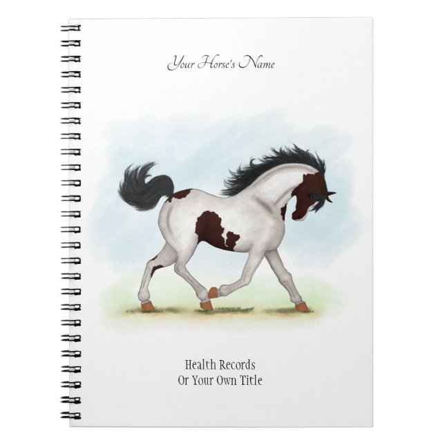 Journal des propriétaires de chevaux personnalisés (Devant)