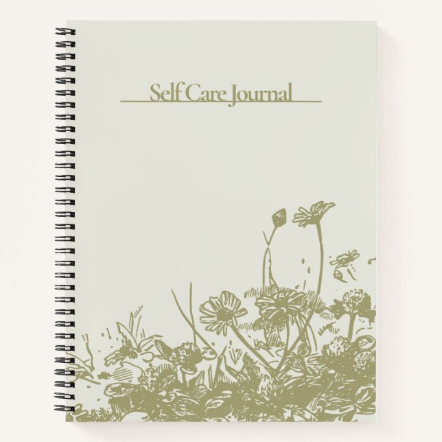 Journal des puces florales d'autosoins (Devant)