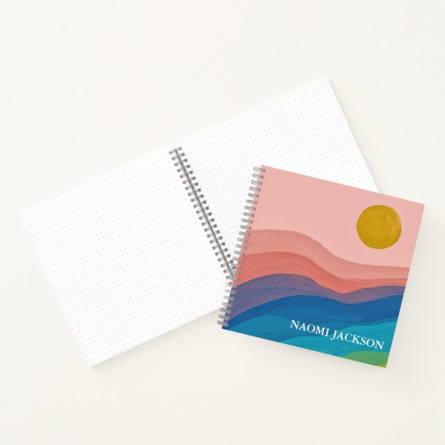 Journal des puces personnalisées Abstraites (Intérieur)