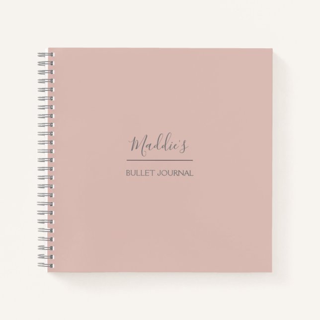 Journal des puces personnalisées | Blush | pointil (Devant)