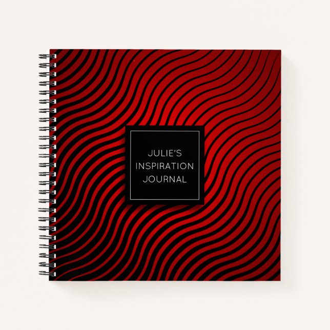 Journal des vagues géométriques personnalisées (Devant)