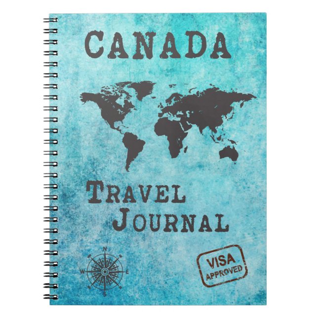 Journal des voyages du Canada Planificateur de voy (Devant)