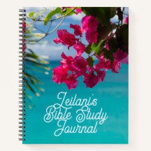 Journal d'étude biblique des fleurs tropicales