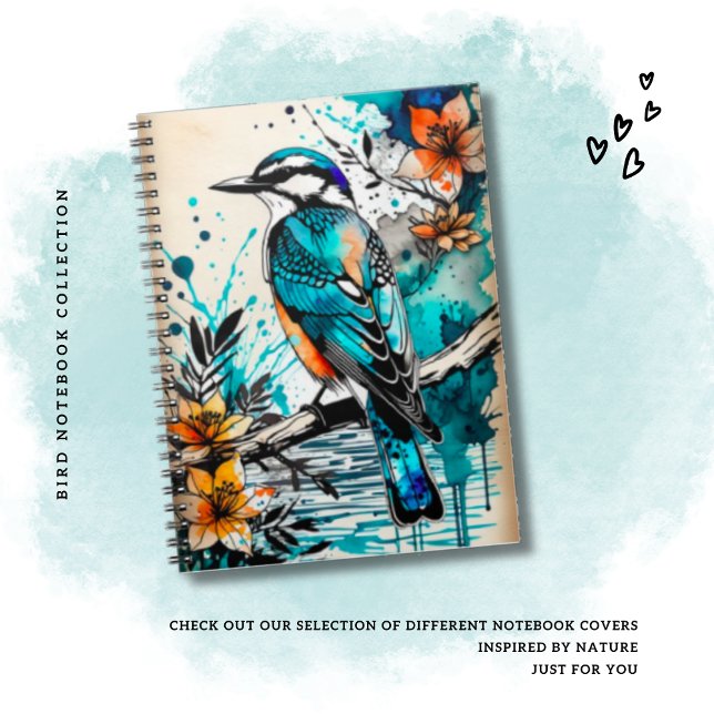 Journal du Carnet de collection d'oiseaux Abstrait (Créateur téléchargé)
