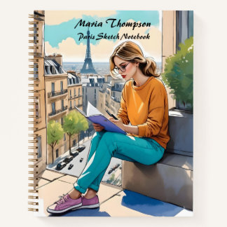 Journal du Carnet de voyage de Paris personnalisé