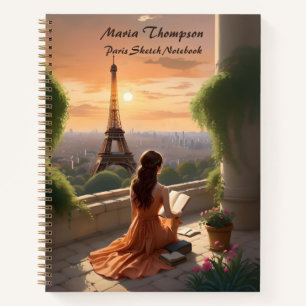 Journal du Carnet de voyage de Paris personnalisé