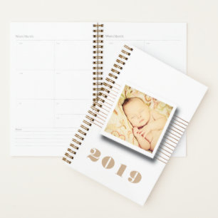 Journal du planificateur de journal photo personna