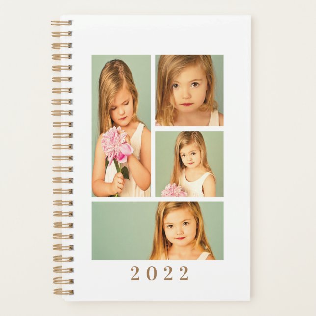 Journal du planificateur photo personnalisé 2022 (Devant)