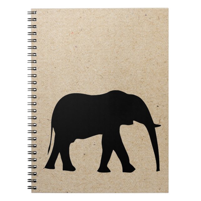 journal embouti par encre d'éléphant (Devant)