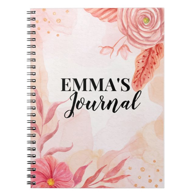 Journal Emma personnalisable (Devant)