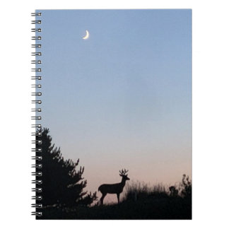 Journal en spirale de lever de la lune